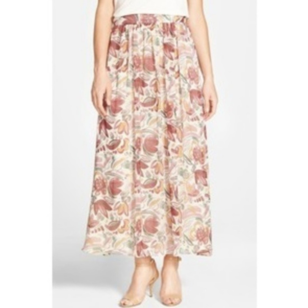Vince Camuto Floral Maxi Skirt